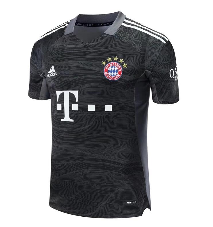 2021/22 Bayern Munich Black Gaolkeeper Soccer Jersey Shirt